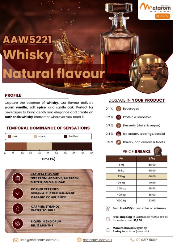 Whisky natural flavour AAW5221 guide
