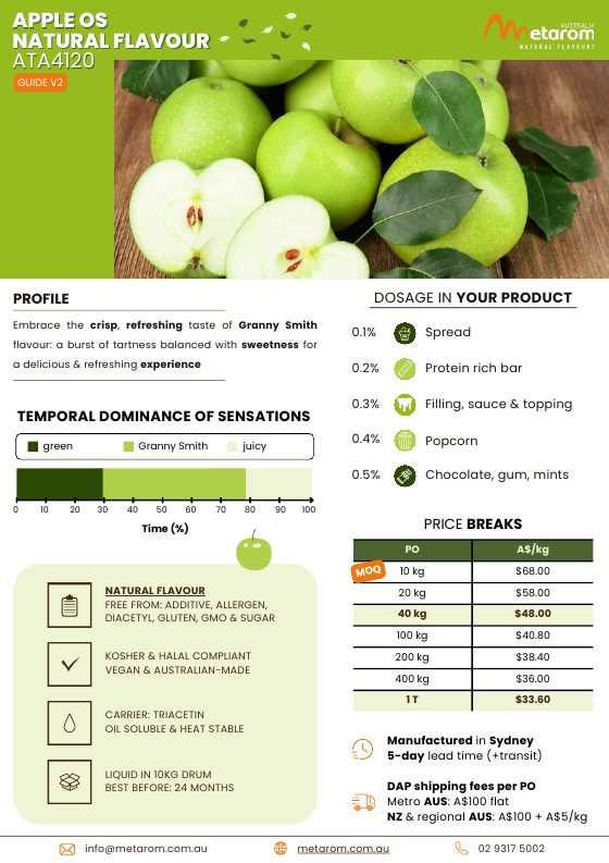 Apple OS natural flavour ATA4120 guide