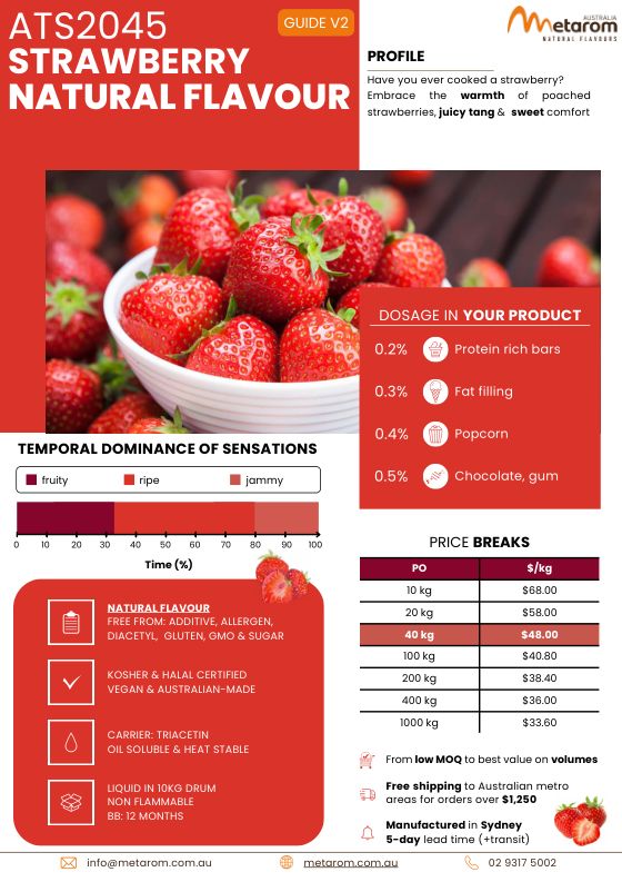 Strawberry OS natural flavour ATS2045 guide